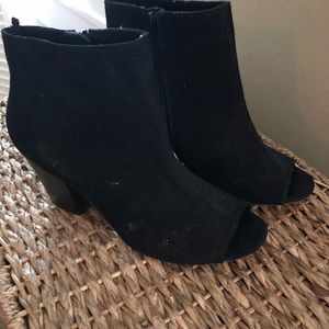 Old Navy Peek Toe Booties